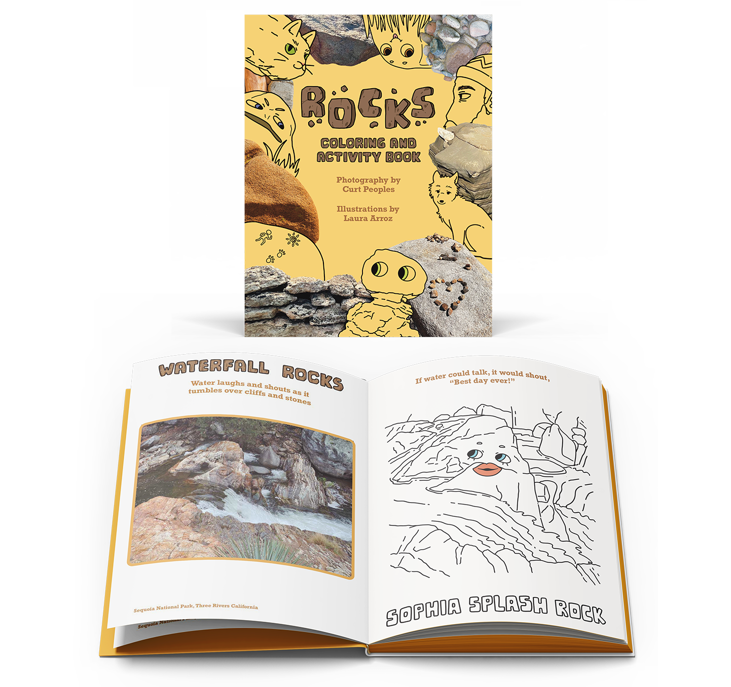 rocks coloring book